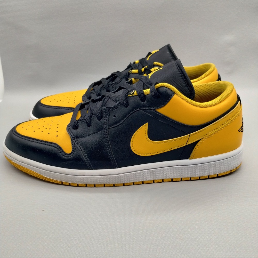 Air Jordan 1 Low Yellow Ochre Athletic Sneakers Mens Size 11 Fashion Shoes‎